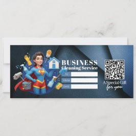Convite House Cleaning Services Gift Certificate Voucher