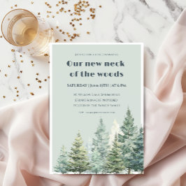 Convite Housewarming Invitation Our New Neck of the Woods