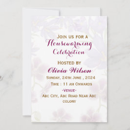Convite Housewarming Invitations