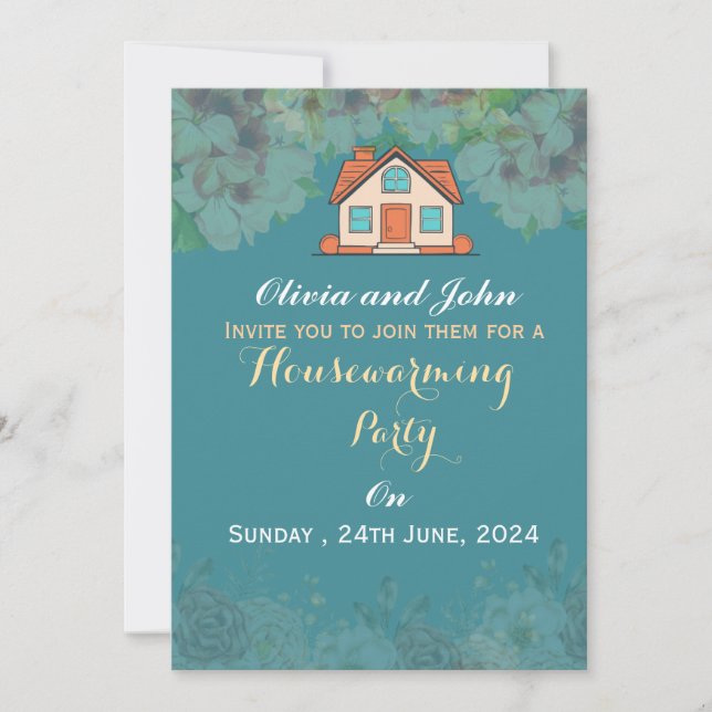 Convite Housewarming Invitations  (Frente)