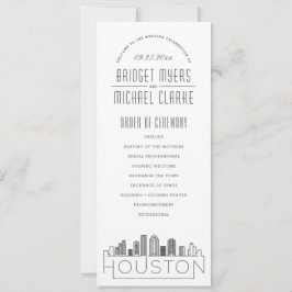 Convite Houston | Programa de Casamento por Deco Moderno