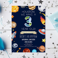 Houston Temos Uma Festa De aniversário de 3 anos D