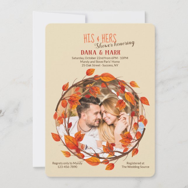 Convite Href= " https://www.f de Invitation<a da foto da (Frente)