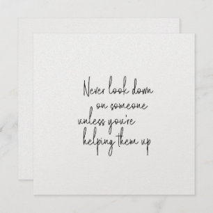 Convite HUMANITY 5,25 x 5,25