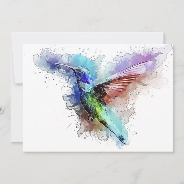 Convite Hummingbird (Frente)