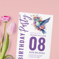 Hummingbird Festa de aniversário Floral Bouquer