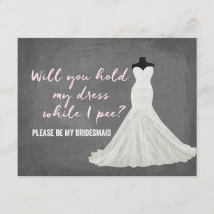Convite Humor Bride Bridesmaid