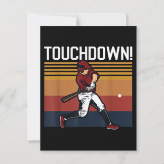 Convite Humor Esportivo Futebol Americano Beisebol Touchdo