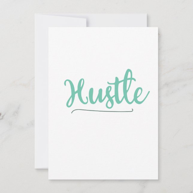 Convite Hustle (Verso)