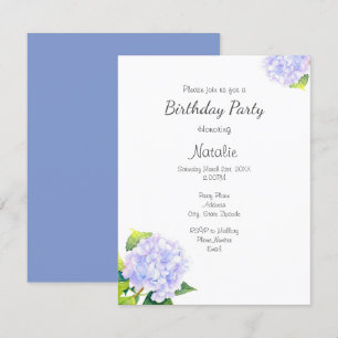 Convite Hydrangea