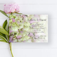 Hydrangea Floral Weding Quase Rosa Salvar a Data
