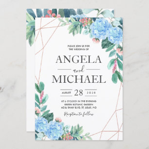 Convite Hydrangea Hydrangea casamento Floral
