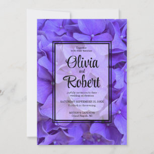 Convite Hydrangeas Lavanda lilac
