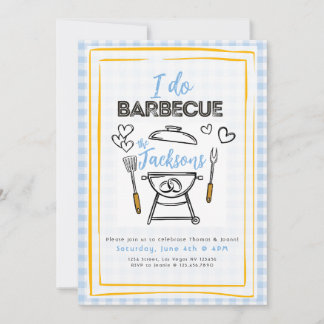 Convite I Do BBQ Wedding or Engagement Party Invite