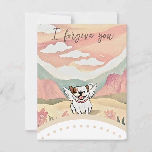 Convite i forgive you mom (Frente)