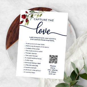 Convite I Spy Weding Game Capture The Love Photo Hunt QR