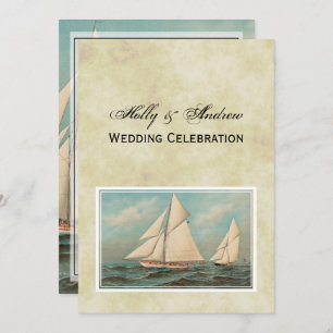 Convite Iates de Vintage Náutica #1