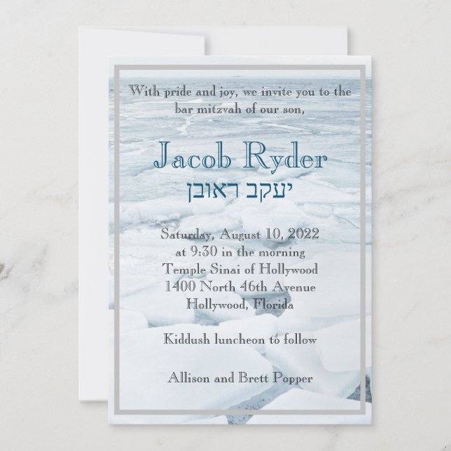 Convite Ice Flot (Frente)