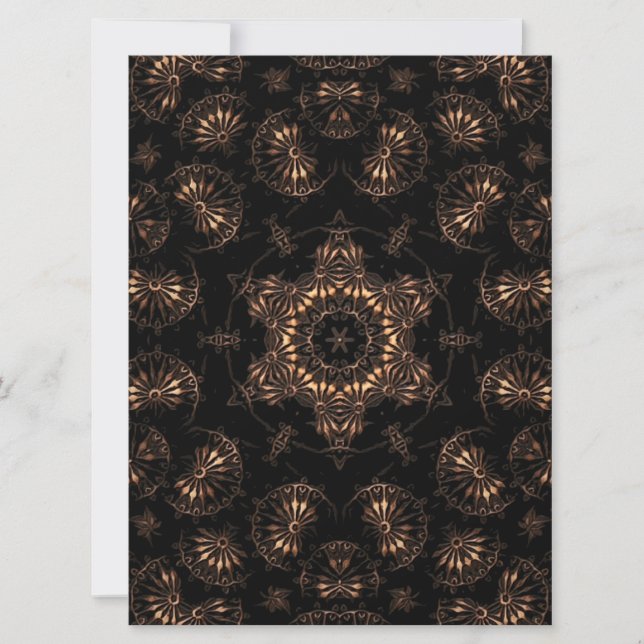 Convite Idade do Bronze Mandala (Frente)