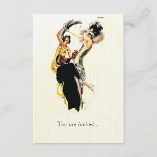 Convite Idade do jazz do 1920 do art deco