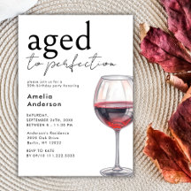 Idade Para Perfeição Simplesmente Vinho Qualquer F