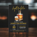 Convite Idade para Perfeição Whisky Charuto 50º Aniversári<br><div class="desc">Levante um copo para celebrar ao estilo com este Convite de aniversário de Whiskey Bourbon Adulto. Com uma design russa, mas sofisticada, inspirada em rótulos clássicos de uísque, este convite é perfeito para entusiastas de bons espíritos. Com uma tipografia ousada e tons ricos e terríveis, ele define o clima para...</div>