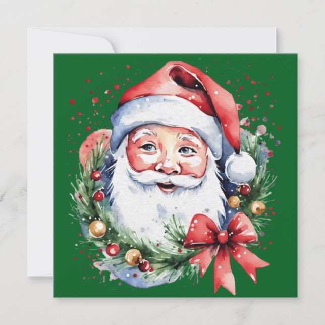 Convite Ideias de presentes do Papai Noel (Frente)