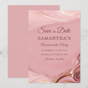 Convite Ideias de Save the Date para Festa de Despedida de