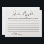 Convite Ideias Noturnas Personalizadas Jogo de Chá de pane<br><div class="desc">Ideias Noturnas Personalizadas Jogo de Chá de panela de Cartão</div>