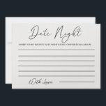 Convite Ideias Noturnas Personalizadas Jogo de Chá de pane<br><div class="desc">Ideias Noturnas Personalizadas Jogo de Chá de panela de Cartão</div>