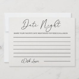 Convite Ideias Noturnas Personalizadas Jogo de Chá de pane