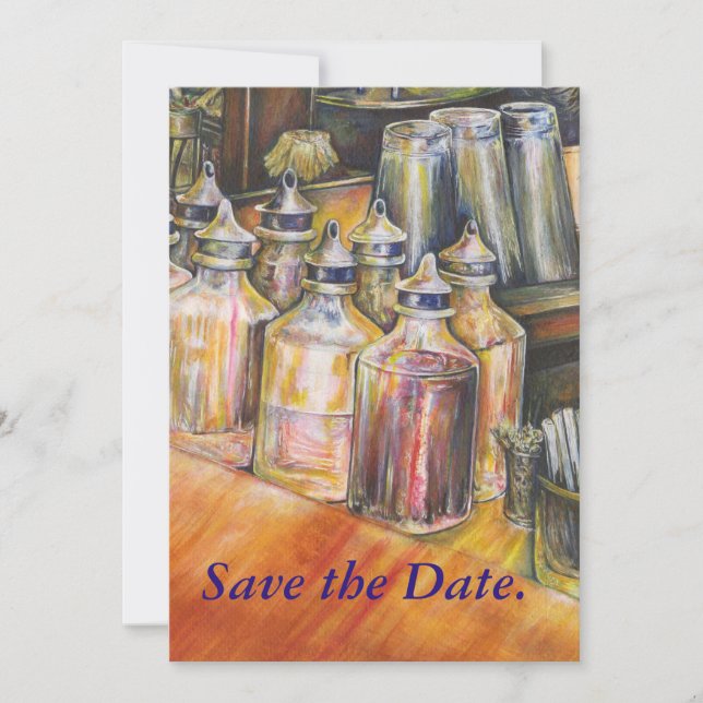 Convite Ideografia da luz Ouro (Frente)