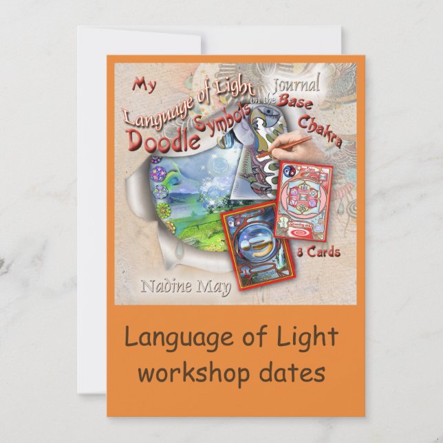 Convite Idioma do workshop Light (Frente)