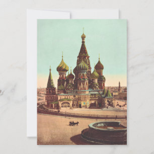 Convite Igreja de São Basílio, Praça Vermelha Moscou