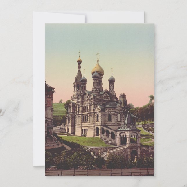 Convite Igreja Ortodoxa Russa em Moscou (Frente)