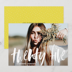 Convite II para Graduação de Tipografia de Pincel 