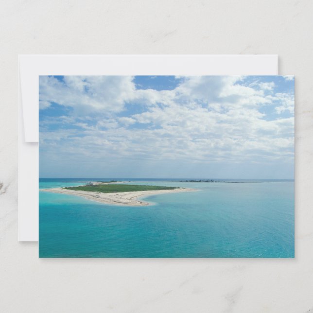 Convite Ilha Tropical (Frente)