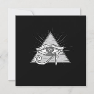 Convite Illuminati Triangle - Símbolo Masônico - Presente