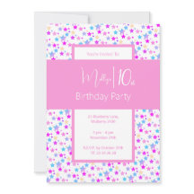 ilusima Rainbow Stars Pink Girls 10º Aniversário