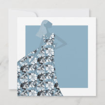 Ilustração da Moda do Partido do Jardim Floral Fem