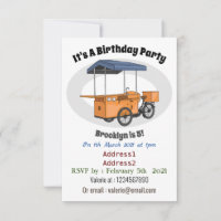 Ilustração de desenho animado de comida de bicicle