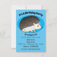 Ilustração de desenho animado de ouriço picante