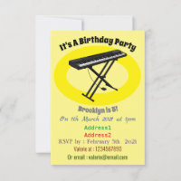 Ilustração de desenho de piano de teclado