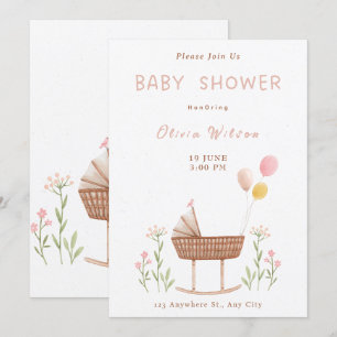 Convite Ilustrativo Aquarela Colorido Pastel