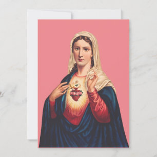 Convite Imaculado Coração da Virgem Maria