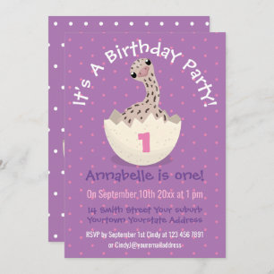 Convite Imagem de desenho animado de biberão