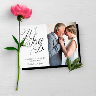 Convite Imagem de Renovação de Vow do Aniversário Elega