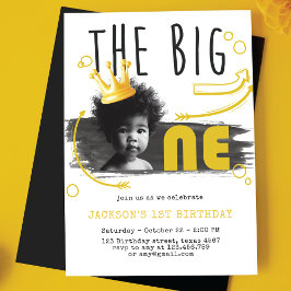 Convite Imagem do Primeiro Aniversário do BIG ONE