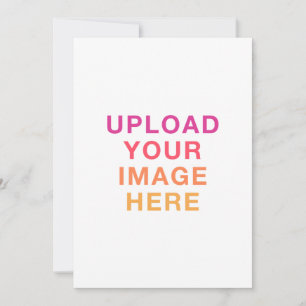 Convite Imagem em Branco de Design Próprio