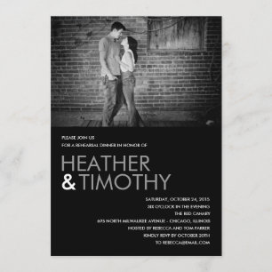 Convite Imagem Janto de ensaio perfeito/Convite para Chá